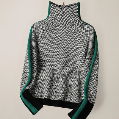 Anna | High Neck Knit Jumper